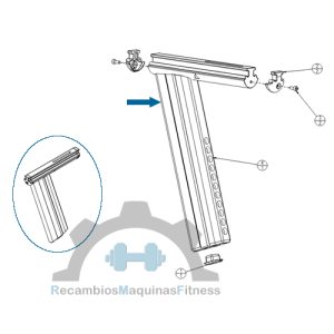 TIJA MANILLAR STAR TRAC STUDIO S5/S7