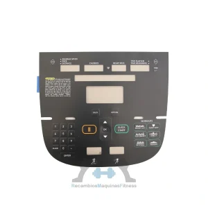 Overlay y teclado pantallas Precor P30, TRM10, 833