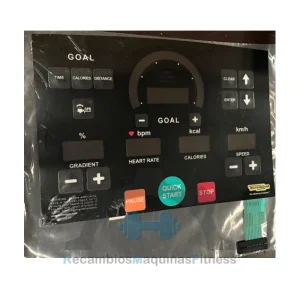 Teclado pantalla cinta Technogym Jog 500